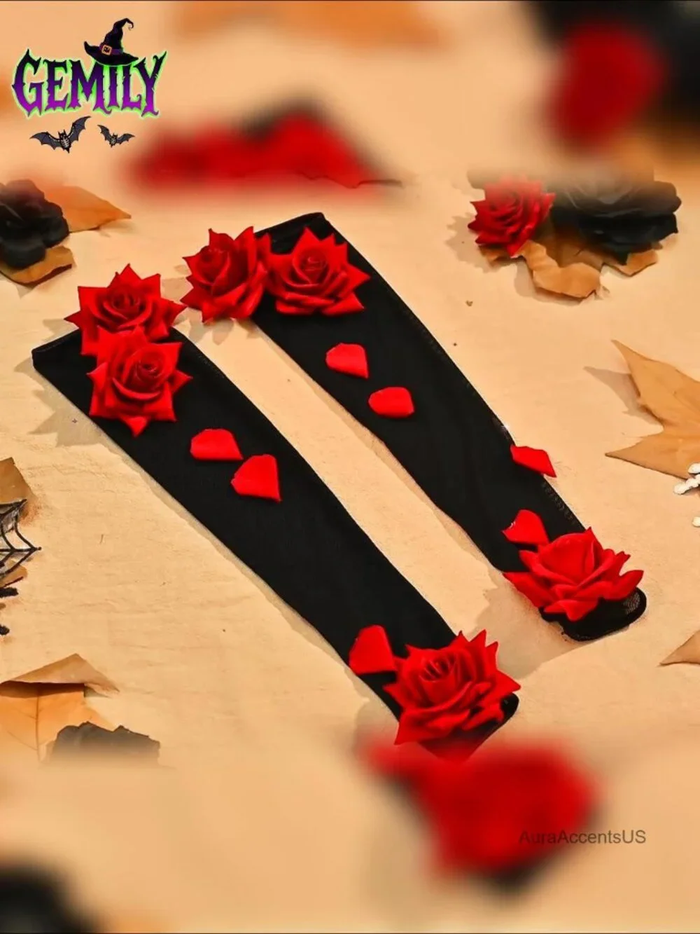 Fingerless Lace Gloves for Women Gothic Novelty Arm Sleeves